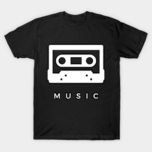 Music Audio Cassette Tape T-Shirt